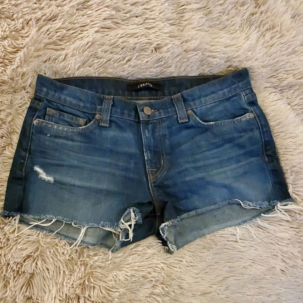 J Brand "the ringer" cut off jean shorts size 27